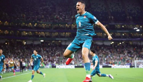 فرحة منتخب العراق بالفوز والتأهل