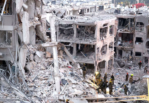 في الاسبوع الخامس من الحرب 