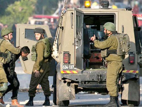 قوات الاحتلال الإسرائيلي تعتقل 25 فلسطينيًا من الضفة الغربية 