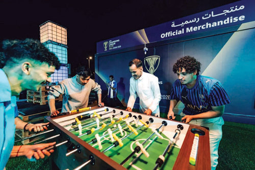 مناطق ترفيهية تفاعلية لاستقبال جماهير آسيا 