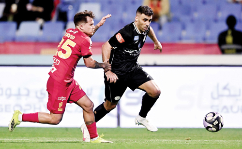 تعادل مثير بين القادسية والشباب في دوري روشن 