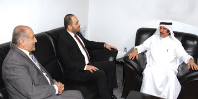 القائم بالأعمال السوري يزور «الجزيرة» 