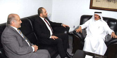 القائم بالأعمال السوري يزور «الجزيرة» 