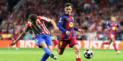 برشلونة يودّع دوري أبطال أوروبا 