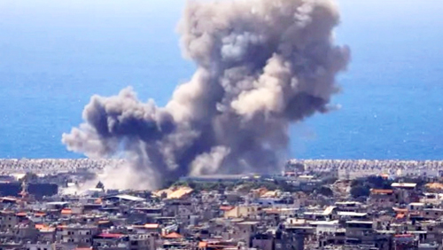 من الضربات الإسرائيلية على الجنوب اللبناني