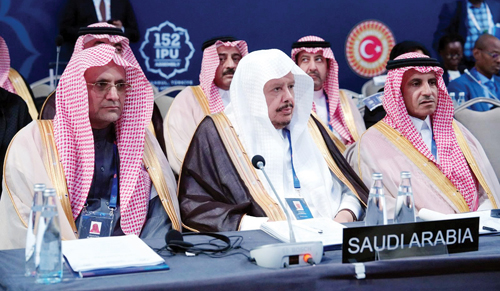 رئيس مجلس الشورى يشارك في أعمال الجمعية العامة للاتحاد البرلماني الدولي