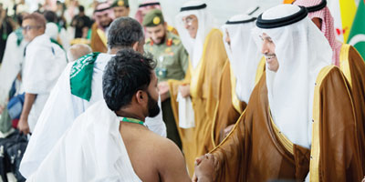 م. الجاسر يستقبل أولى رحلات الحجاج لموسم حج 1447هـ عبر مبادرة «طريق مكة» 