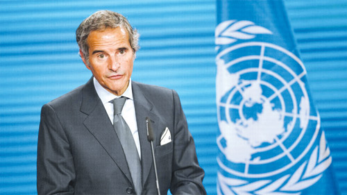 غروسي: أي اتفاق سلام دون رقابة نووية لن يجدي نفعا 