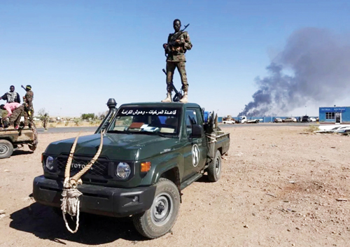 جندي من الجيش السوداني في أحد المواقع (أرشيفية)