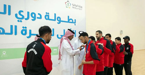 نادي نجران لذوي الإعاقة بطلاً لدوري كرة الهدف 