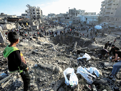 ارتفاع عدد الشهداء الفلسطينيين في العدوان الإسرائيلي على قطاع غزة إلى 72.594 شهيدًا  