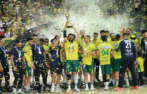الخليج بطلاً لكأس اليد 