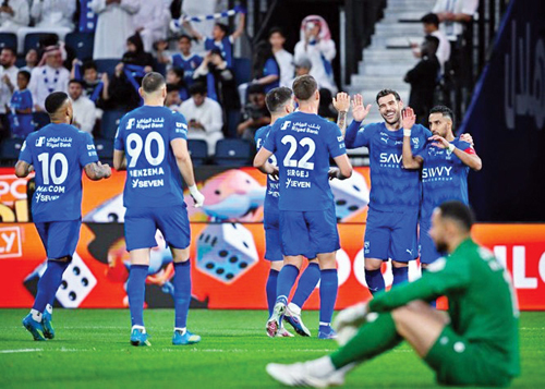  الهلال أضاع فرصاً بالجملة