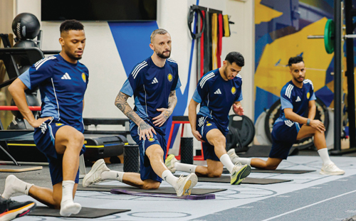  لقطة من تدريبات النصر