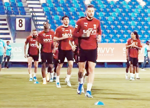 جانب من مران الهلال
