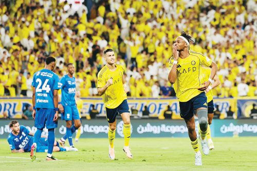 الهلال والنصر.. لقاء مثير انتهى 1-1