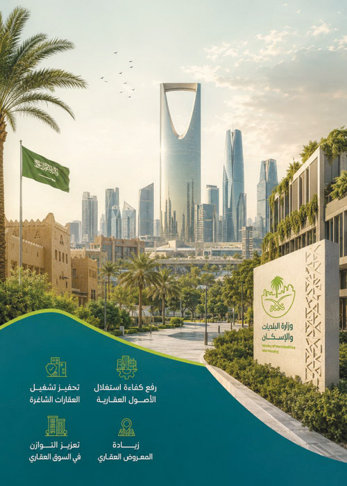 امتداداً لتوجيهات ولي العهد الهادفة إلى تحقيق التوازن العقاري.. «البلديات»: 