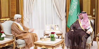 الأمير تركي بن محمد يستقبل سفير سلطنة عُمان 