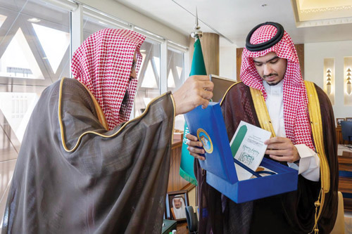 محافظ الدرعية مستقبلاً مدير فرع هيئة الأمر بالمعروف