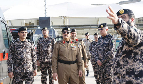 الفريق البسامي يتفقد قوات أمن الحج والجهات العسكرية المساندة المشاركة 