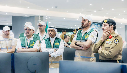 د. الربيعة يزور مركز عمليات الحج بالأمن العام ومراكز رفع كفاءة الأداء بالمشاعر المقدسة 