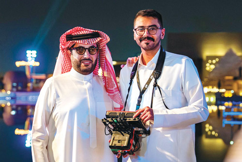 شارك معاليه في مشهدين من فيلم البوليفارد