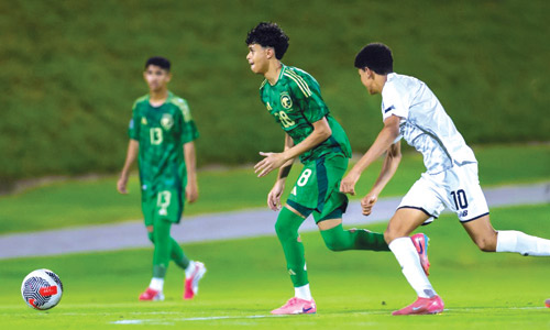 الأخضر تحت 14 يتعادل مع قطر ودياً 