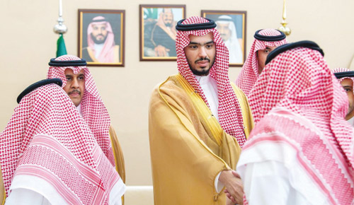 الأمير راكان بن سلمان يستقبل قيادات الجهات الحكومية والأمنية بالدرعية 