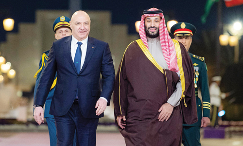 ولي العهد بحث مع جوزيف عون التطورات في لبنان والمنطقة