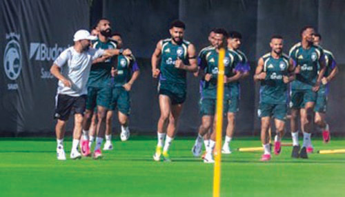 جانب من مران الأمس