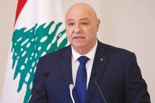 عون: لبنان ترفض البقاء رهينة لمنطق الميليشيات ويشدد على سيادة الدولة 