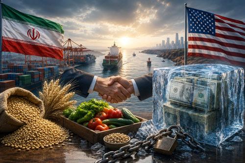 طهران: شراء المحاصيل الزراعية الأمريكية وارد 