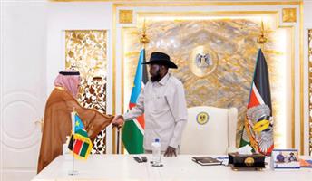 رئيس جنوب السودان بحث مع نائب وزير الخارجية تطورات الأوضاع على الساحة الدولية