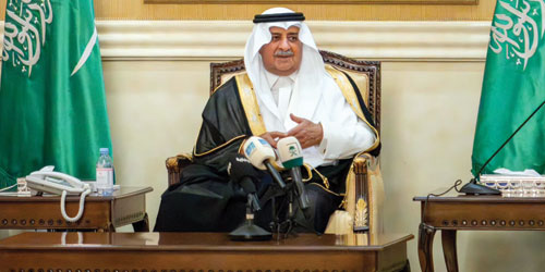  سموه خلال الاستقبال