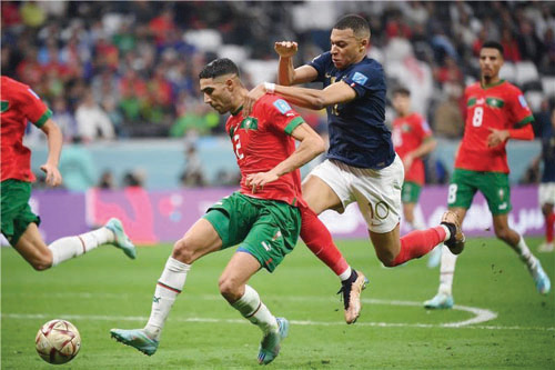 فرنسا أقصت المغرب بدور الأربعة في نسخة 2022