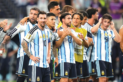  المنتخب الأرجنتيني يقاتل للمحافظة على اللقب