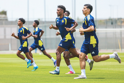 لقطة من تدريبات النصر
