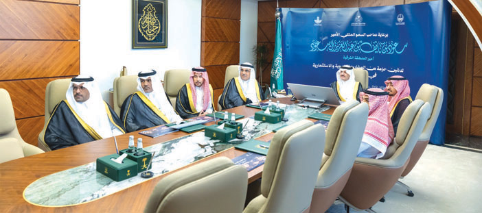 سموه خلال تدشينه المشروعات