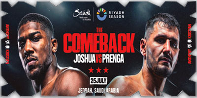 تركي آل الشيخ يعلن تفاصيل بطاقة النزالات المصاحبة لحدث «The Comeback» في جدة 