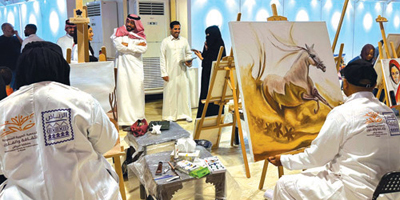 المرسم الحر يعود بنشاطه الصيفي في ثقافة وفنون الرياض 
