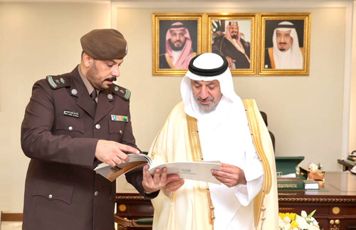 سموه خلال الاستقبال