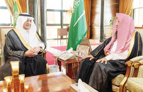  سموه خلال الاستقبال