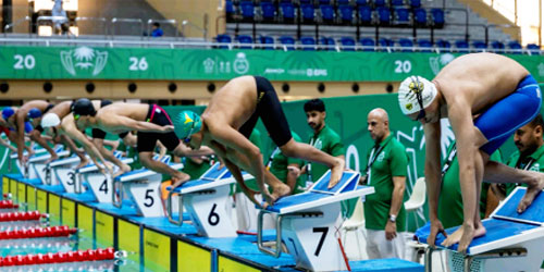 الوحدة يحقق 3 ميداليات في بطولة السباحة 