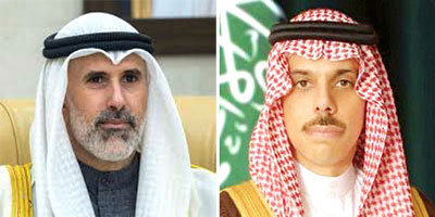 المملكة والكويت تبحثان دعم الجهود الدبلوماسية وخفض التصعيد 