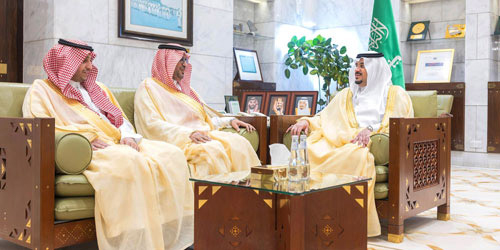  سموه خلال اللقاء