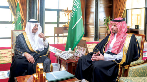 سموه خلال اللقاء