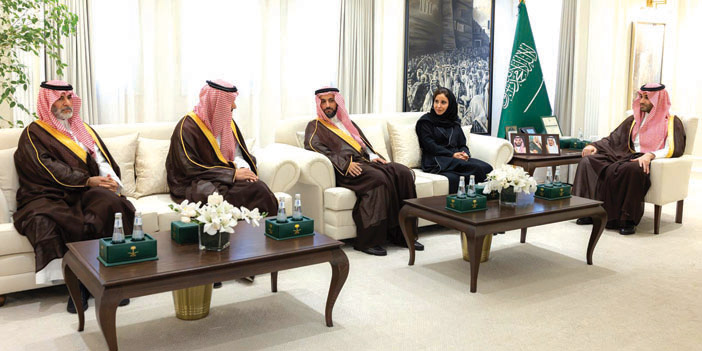 سموه يلتقي وفد المركز السعودي للتنافسية
