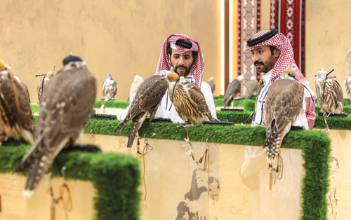 زيادة الإقبال على المزاد الدولي لمزارع إنتاج الصقور في إجازة نهاية الأسبوع 