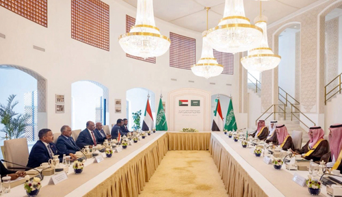 وزير الخارجية رأس مع نظيره السوداني اجتماع لجنة المتابعة والتشاور السياسي 