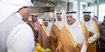 أمير تبوك يدشن مهرجان المنتجات الزراعية 2026 بالمنطقة 